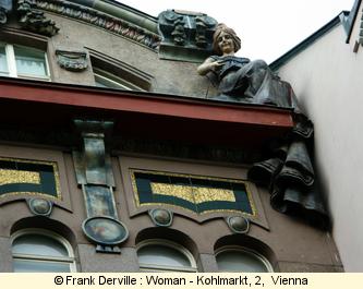 Art Nouveau woman in Vienna