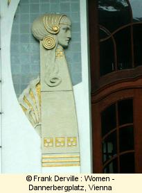 Art Nouveau women in Vienna